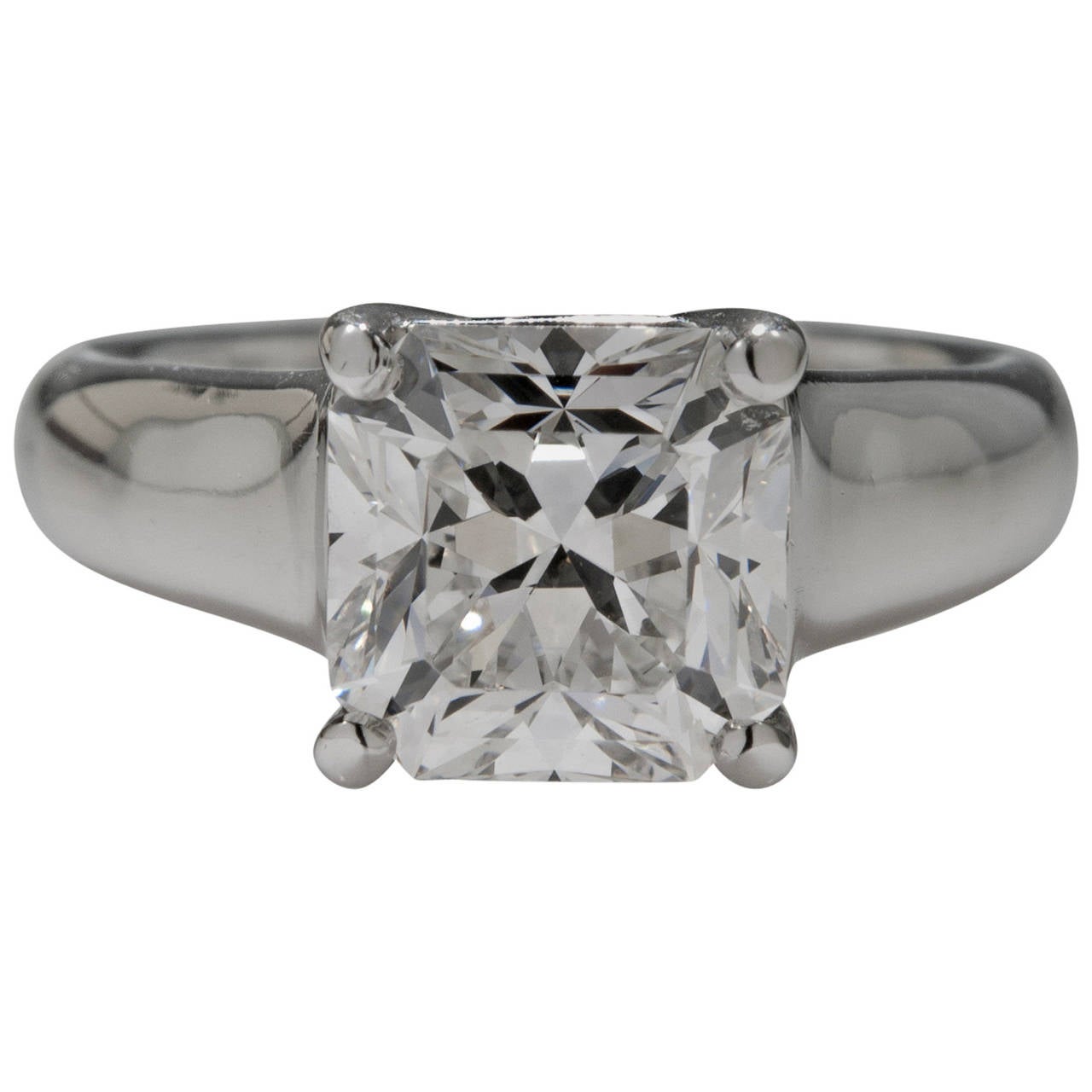 Tiffany & Co. 2.08 Carat GIA Cert Lucida Diamond Ring