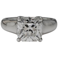 Tiffany & Co. 2.08 Carat GIA Cert Lucida Diamond Ring
