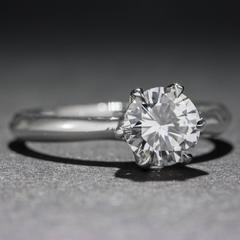.91 Carat Diamond Platinum Solitaire Ring