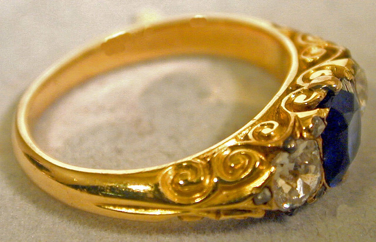 antique sapphire ring