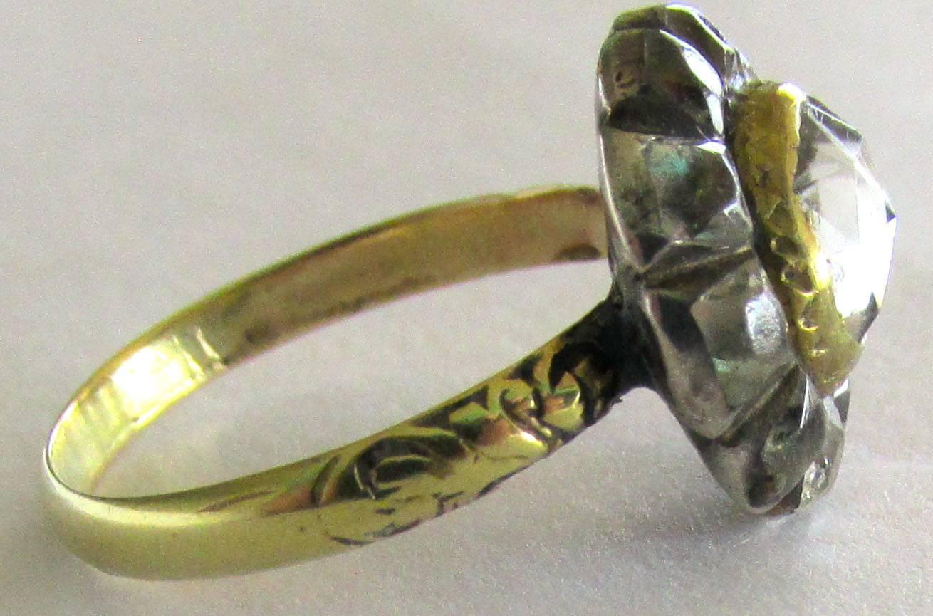 Antique Stuart Crystal Ring 2