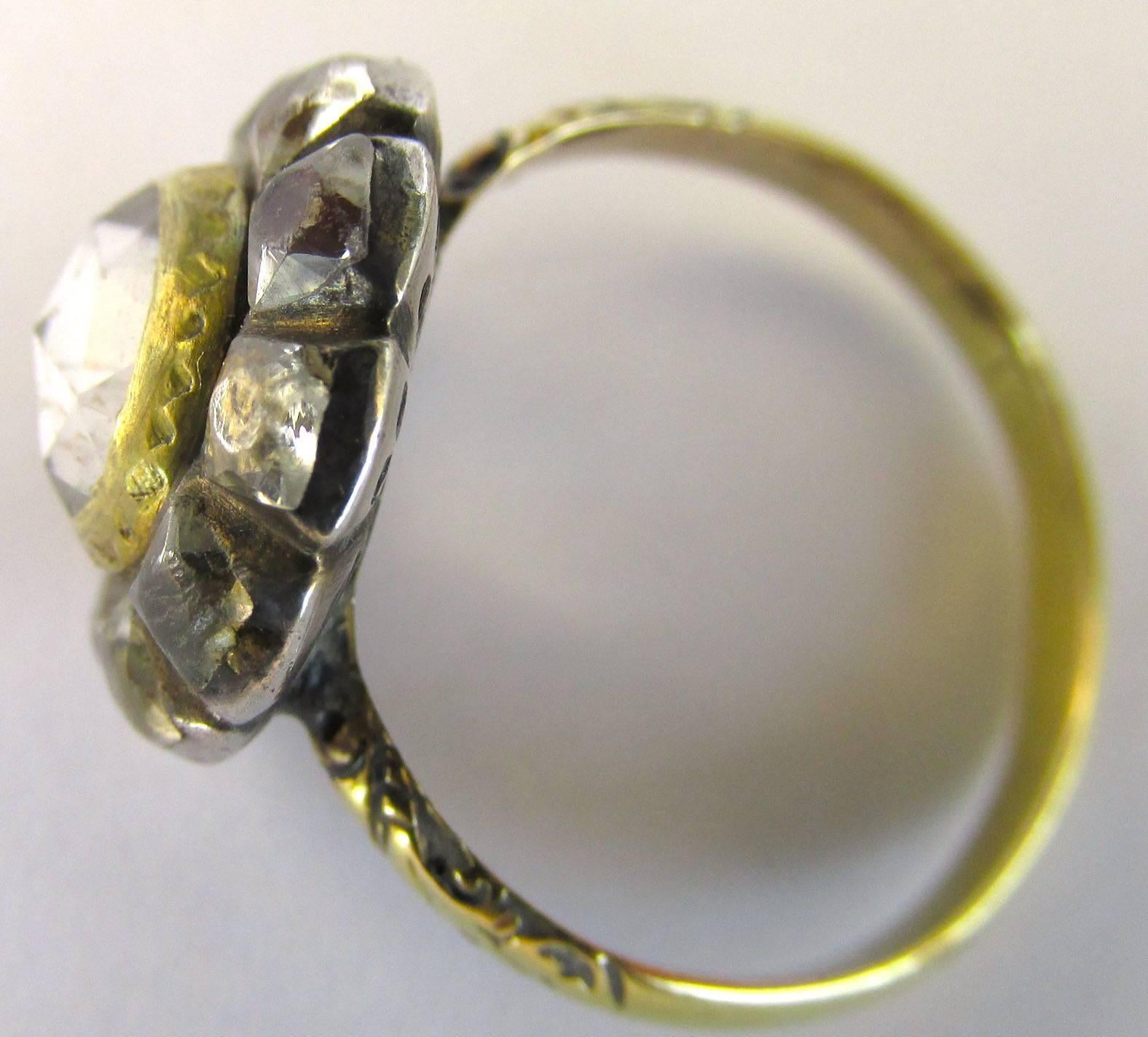 Antique Stuart Crystal Ring 3