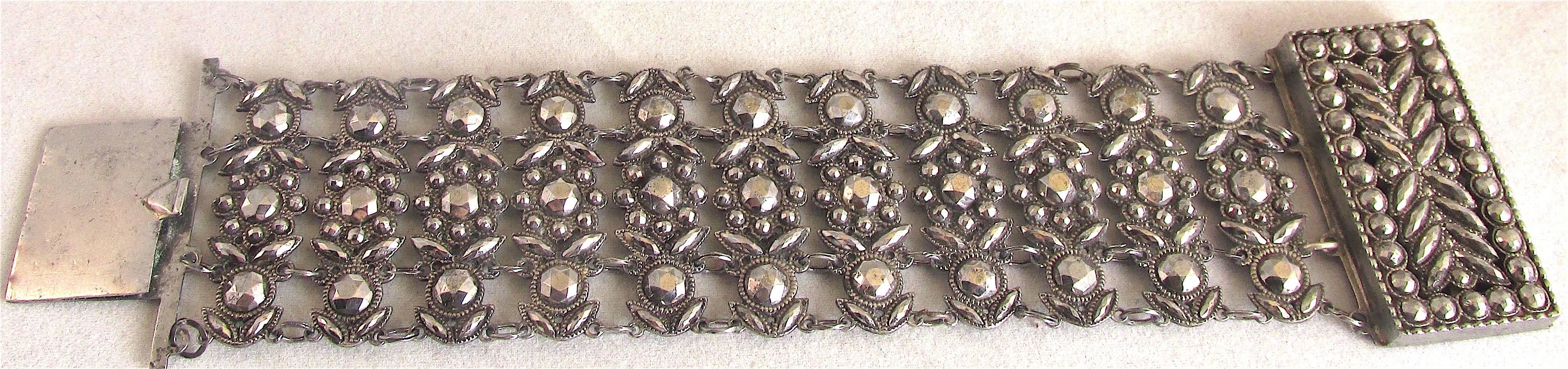 George III Antique Cut Steel Link Bracelet