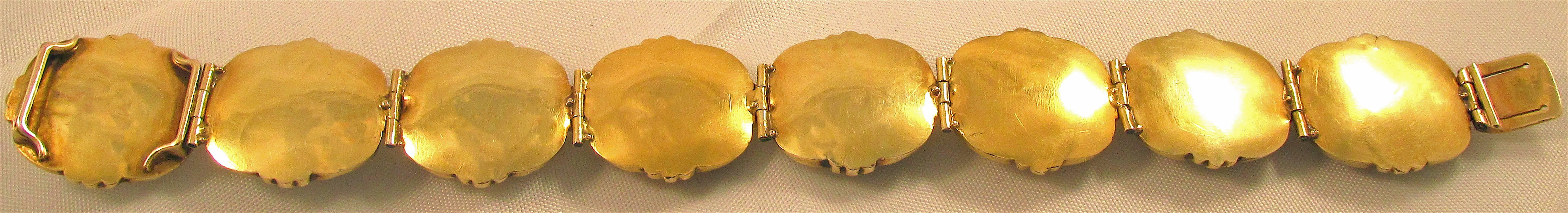 Gold and Rock Crystal Bracelet Circa 1830 2