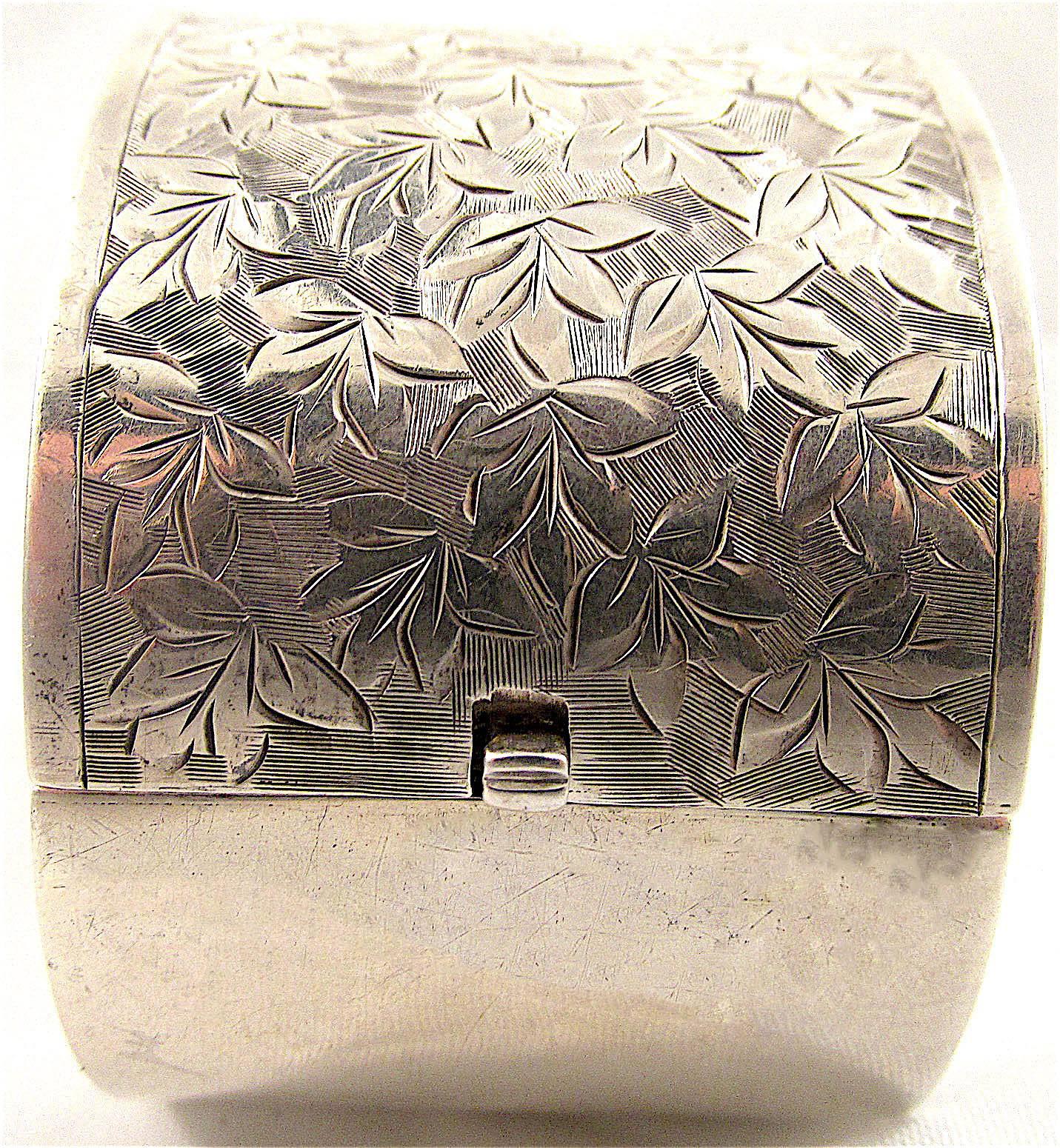 Antique Sterling Silver Cuff Bracelet 1