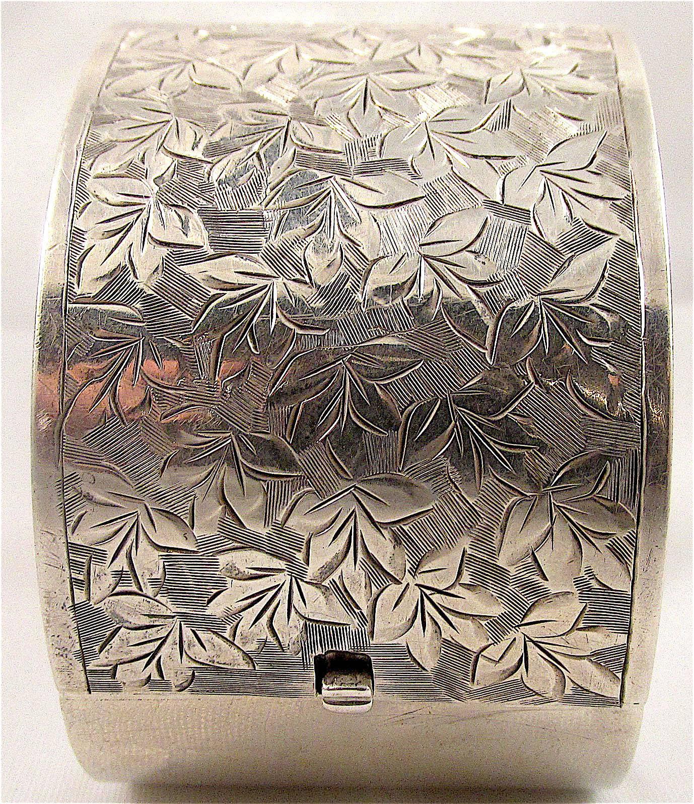 Antique Sterling Silver Cuff Bracelet 2