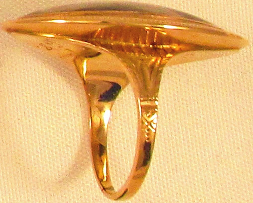 George III Antique Gold and Hair Memorial Ring