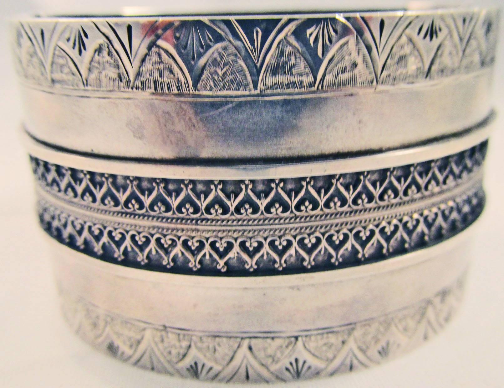 antique sterling silver bangle bracelets