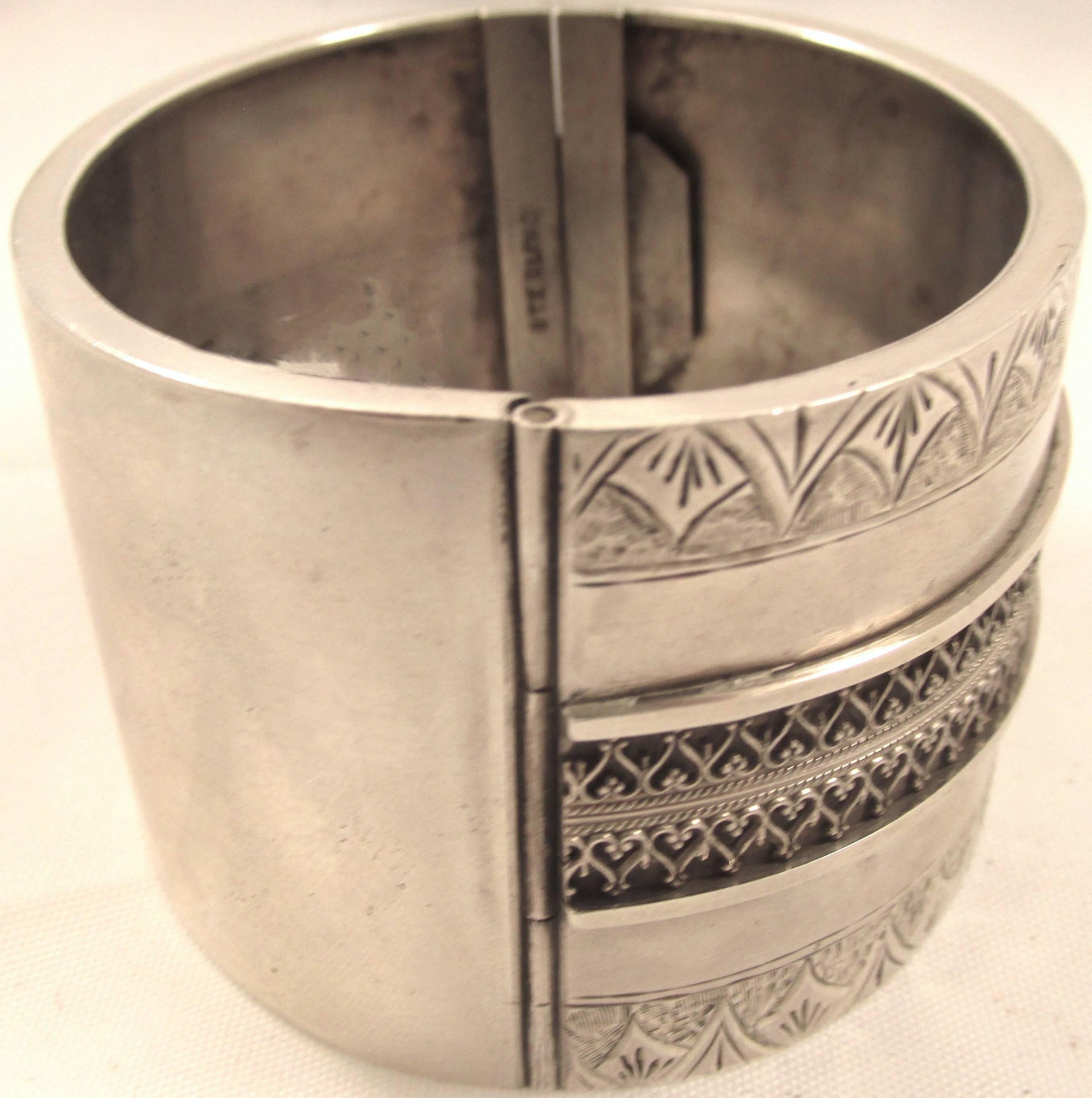 antique silver bangle