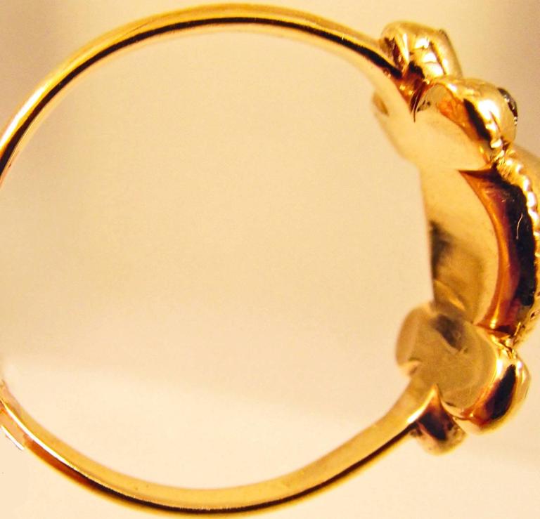 Antique Diamond Gold Spanish Ring at 1stDibs spanish gold rings