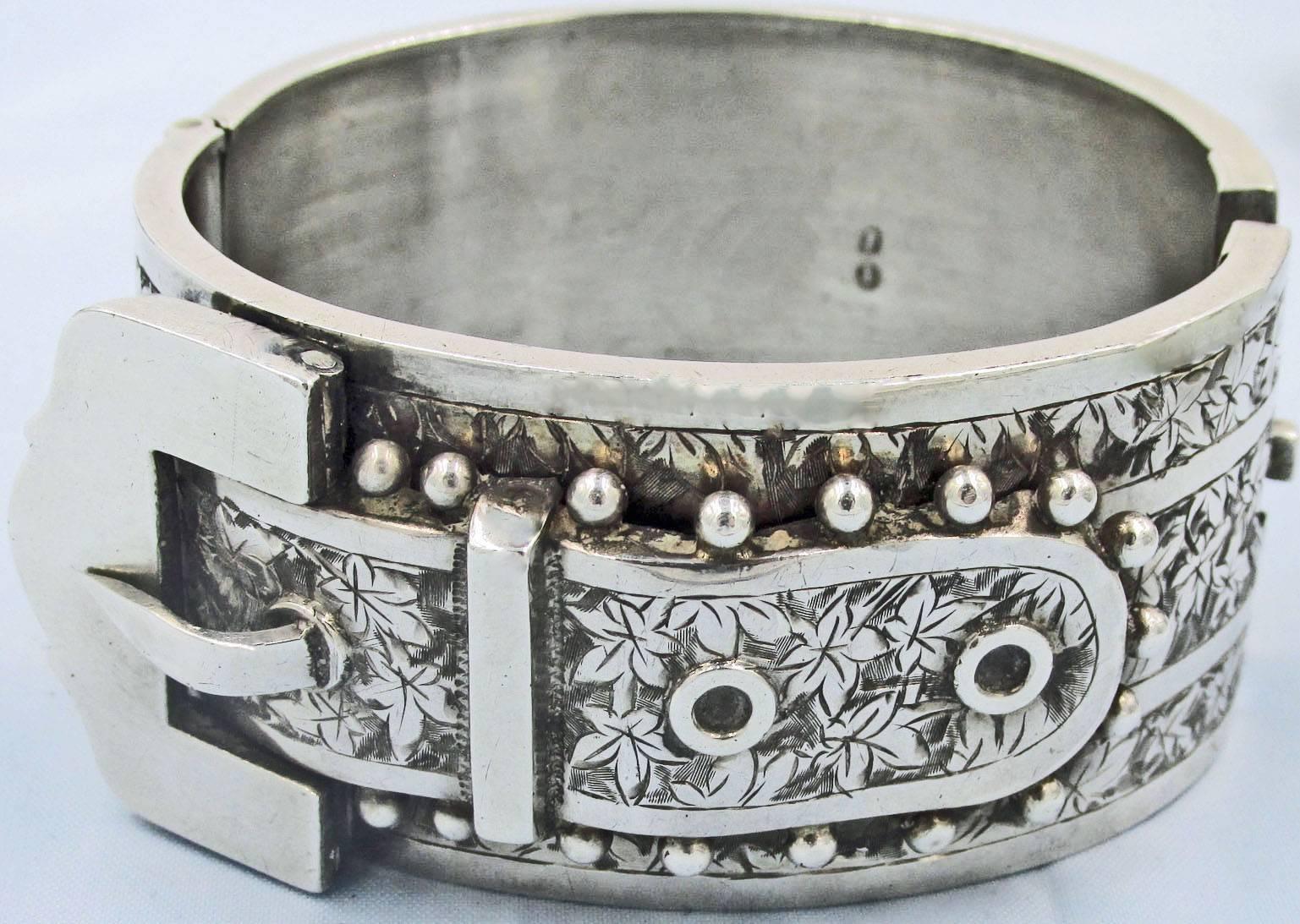 vintage buckle bracelet