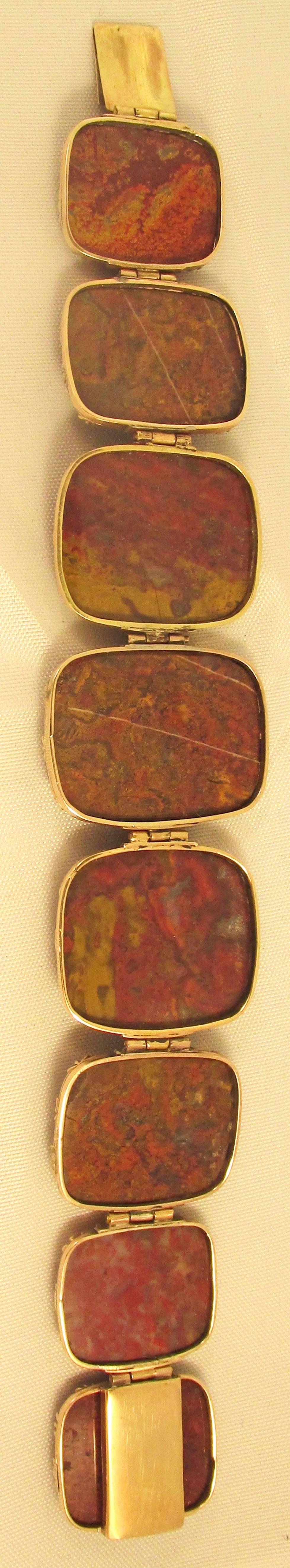 Antique Carnelian and Gold Bracelet 3