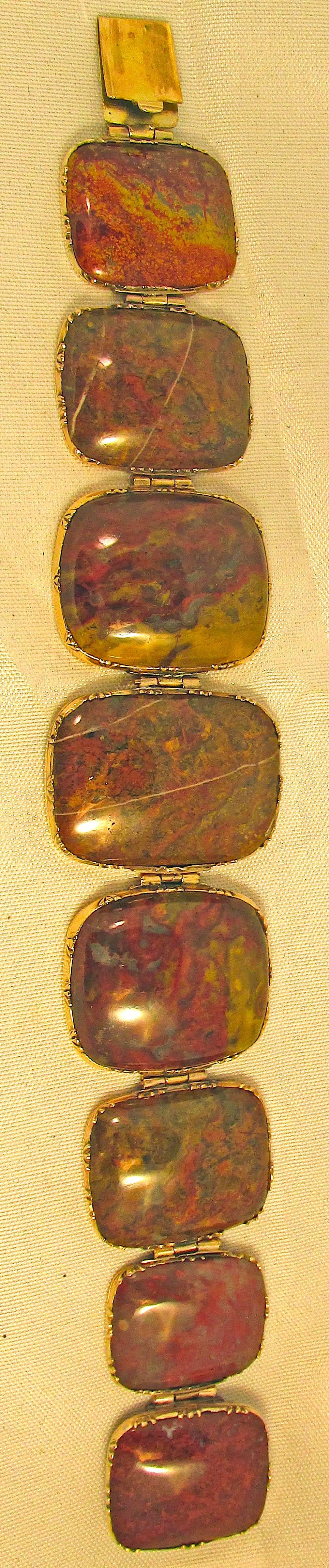 Georgian Antique Carnelian and Gold Bracelet