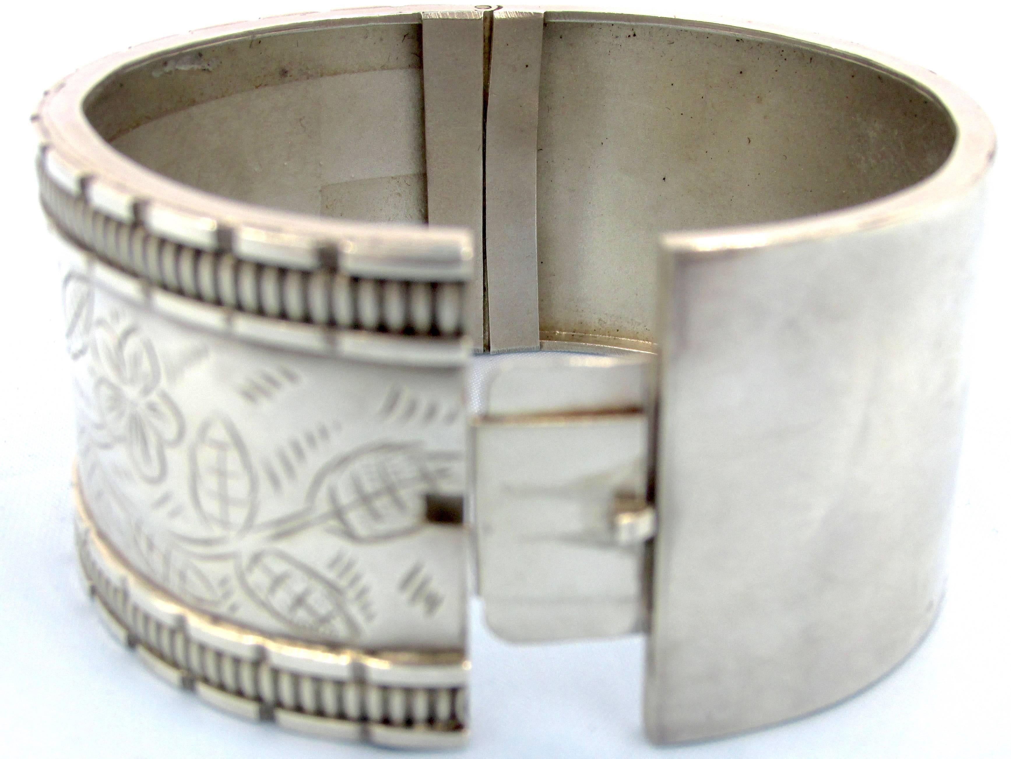 antique silver bangle bracelets