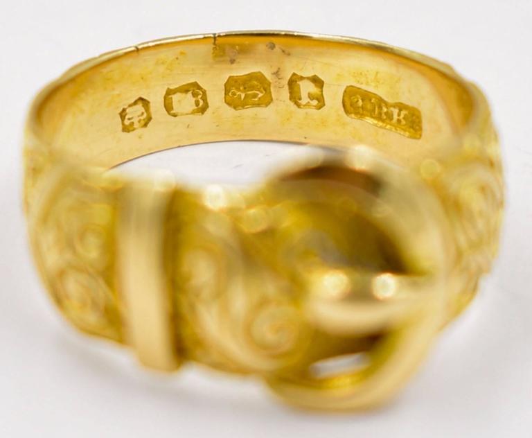 antique buckle ring
