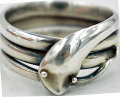 Antique Sterling Snake Ring