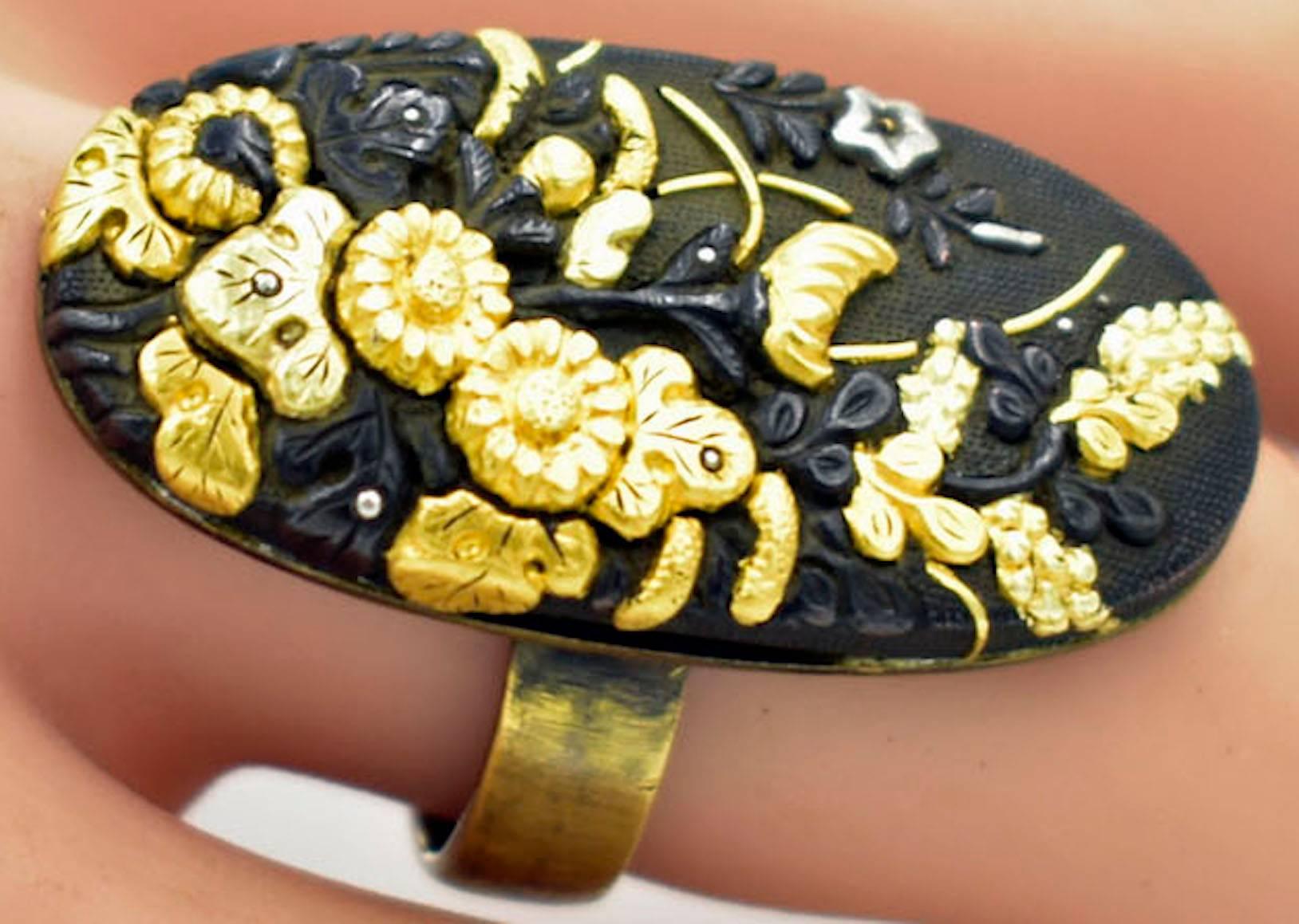 Empire Antique Shakuda Ring
