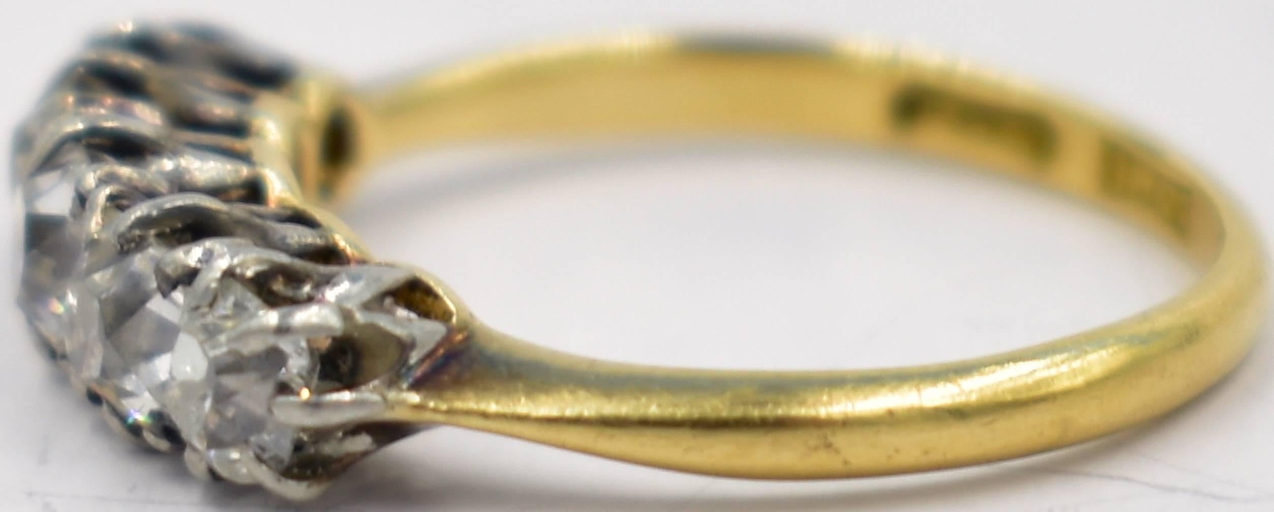 Antique Five-Stone Diamond Ring 1