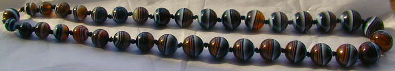 antique agate beads