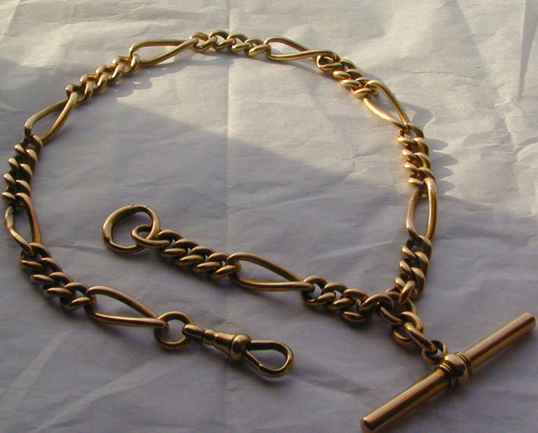 Antique Gold Albert or Watch Chain