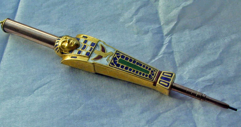 Women's or Men's Antique Egyptian Revival Pencil