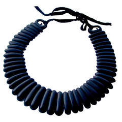 Antique Gutta Percha Necklace 4