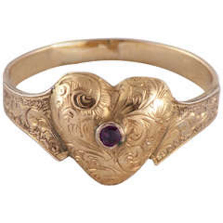 Victorian Antique Heart Ring