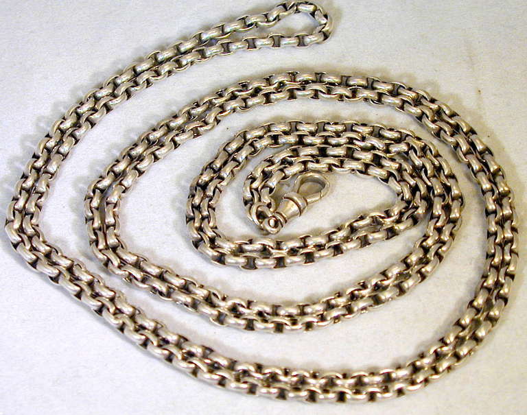 Antique 15K Gold Watch Chain at 1stDibs