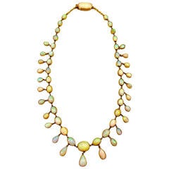 Victorian Opal Gold Necklace