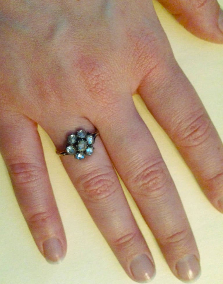 Women's Georgian Diamond Cluster Ring