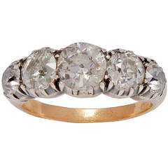 Antique Five Stone Diamond Ring 4