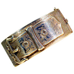 Sterling Buckle Bracelet