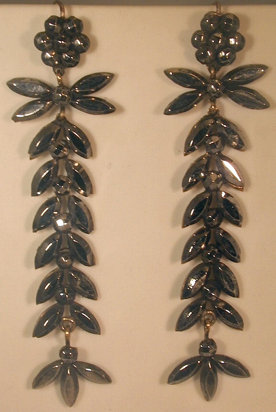 Victorian Antique Cut Steel Earrings