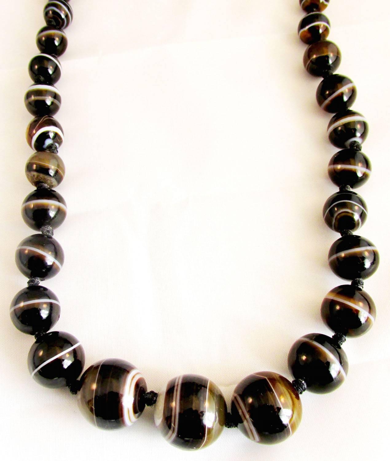 banded agate necklace