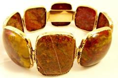 Antique Carnelian and Gold Bracelet