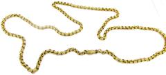 Antique Pinchbeck Muff Chain with Hand Clasp, circa 1840