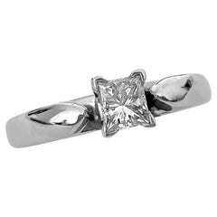 0.41 Carat Classic Solitaire Diamond 14K Gold Engagement Ring