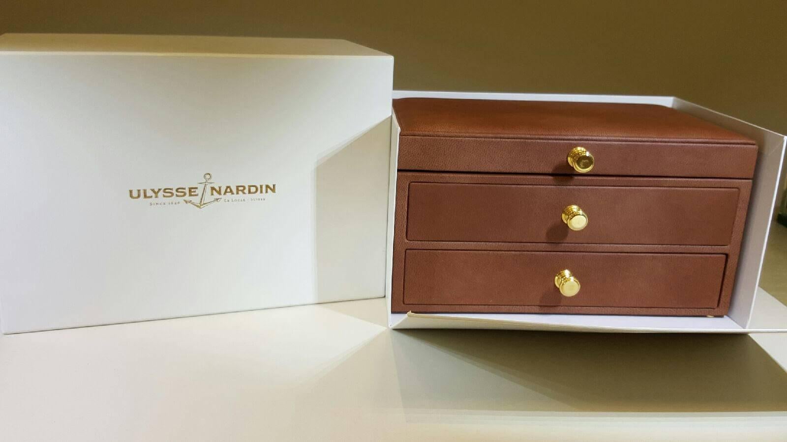 Ulysse Nardin Rose Gold Le Locle Suisse Chronometer Automatic Wristwatch 2
