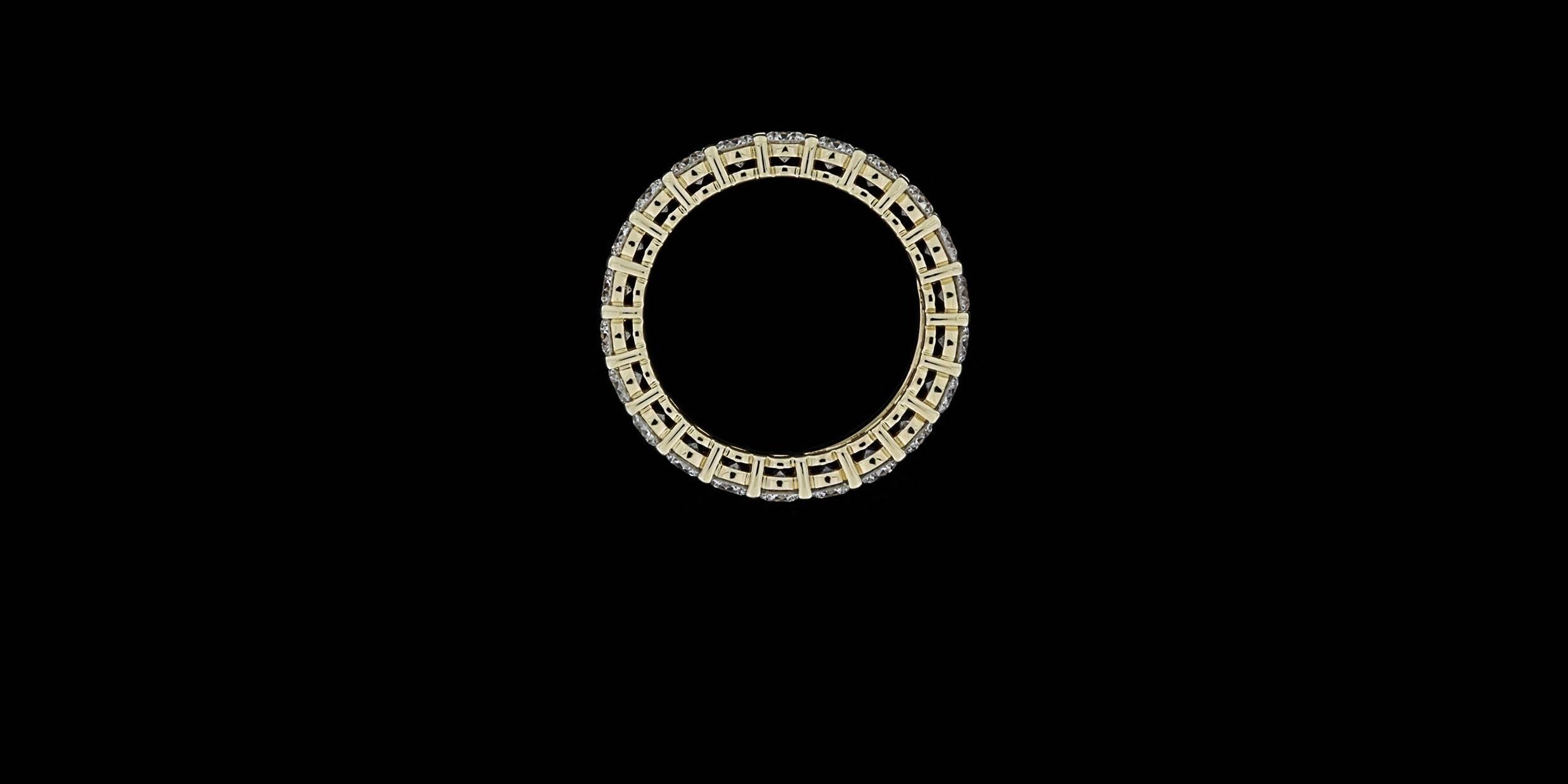 Women's TIffany & Co. 1.76 Carats Diamonds Gold Eternity Band Ring