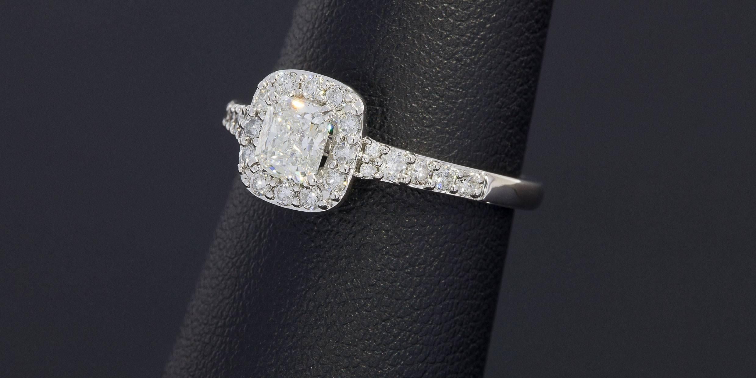 .50ct cushion diamond ring