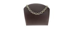 David Yurman Silver & Gold Medium Oval Link Chain Necklace