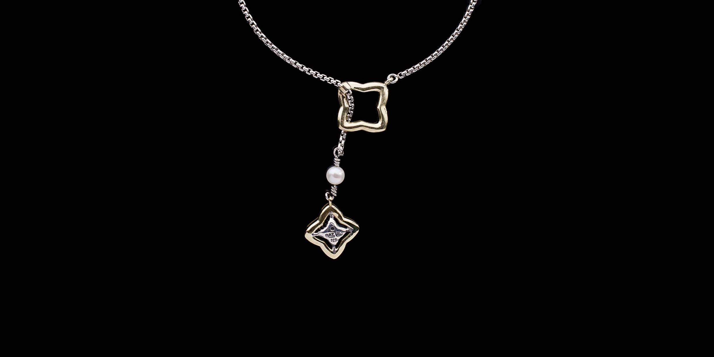 david yurman quatrefoil lariat necklace
