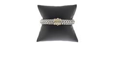 John Hardy Silver Gold Wide Classic Woven Chain Bracelet