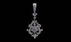 Penny Preville Diamond Anastasia Floral Drop Pendant