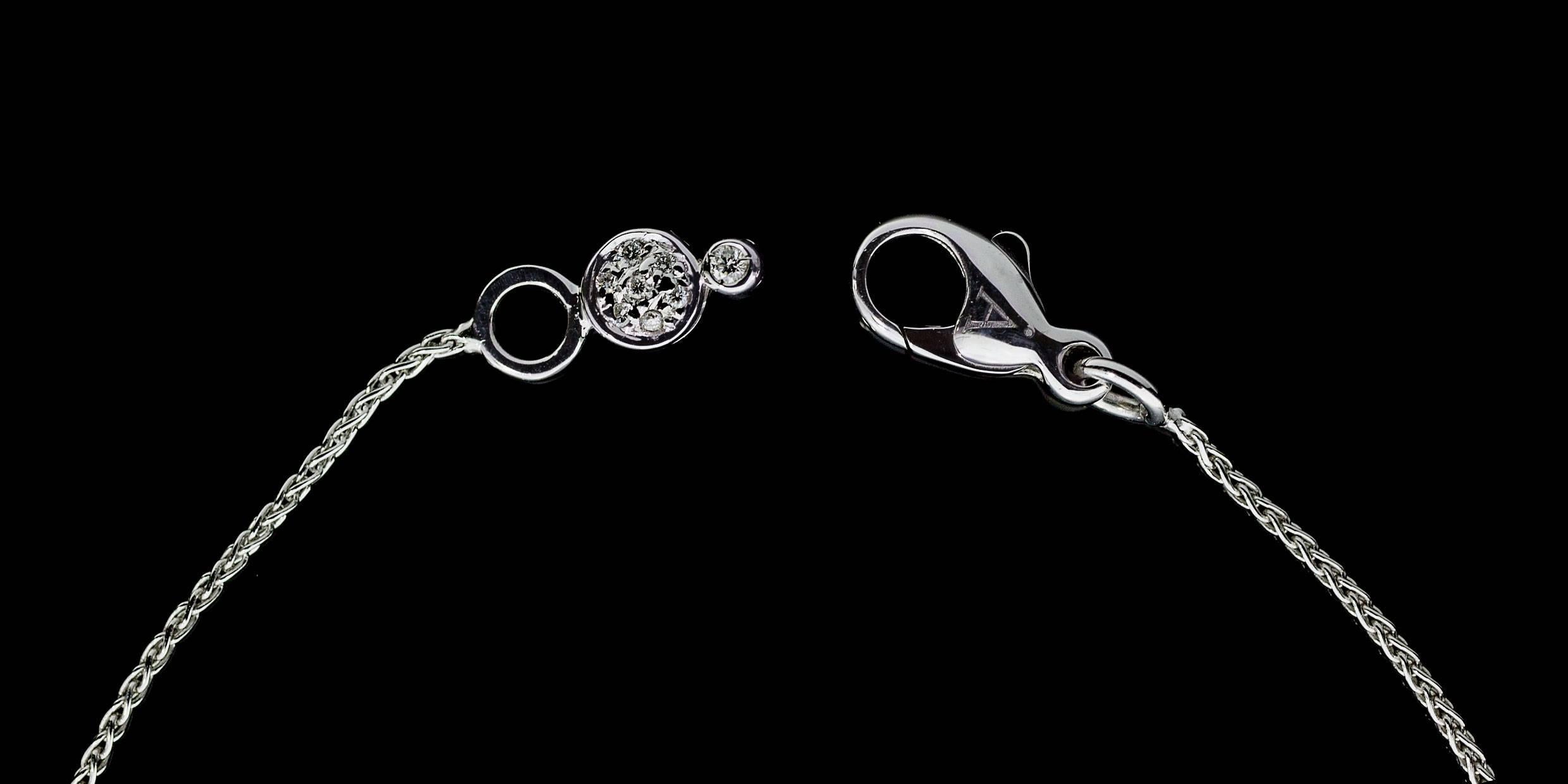 Antonini  Alaskan Pave Diamond Circles Pendant Necklace 1