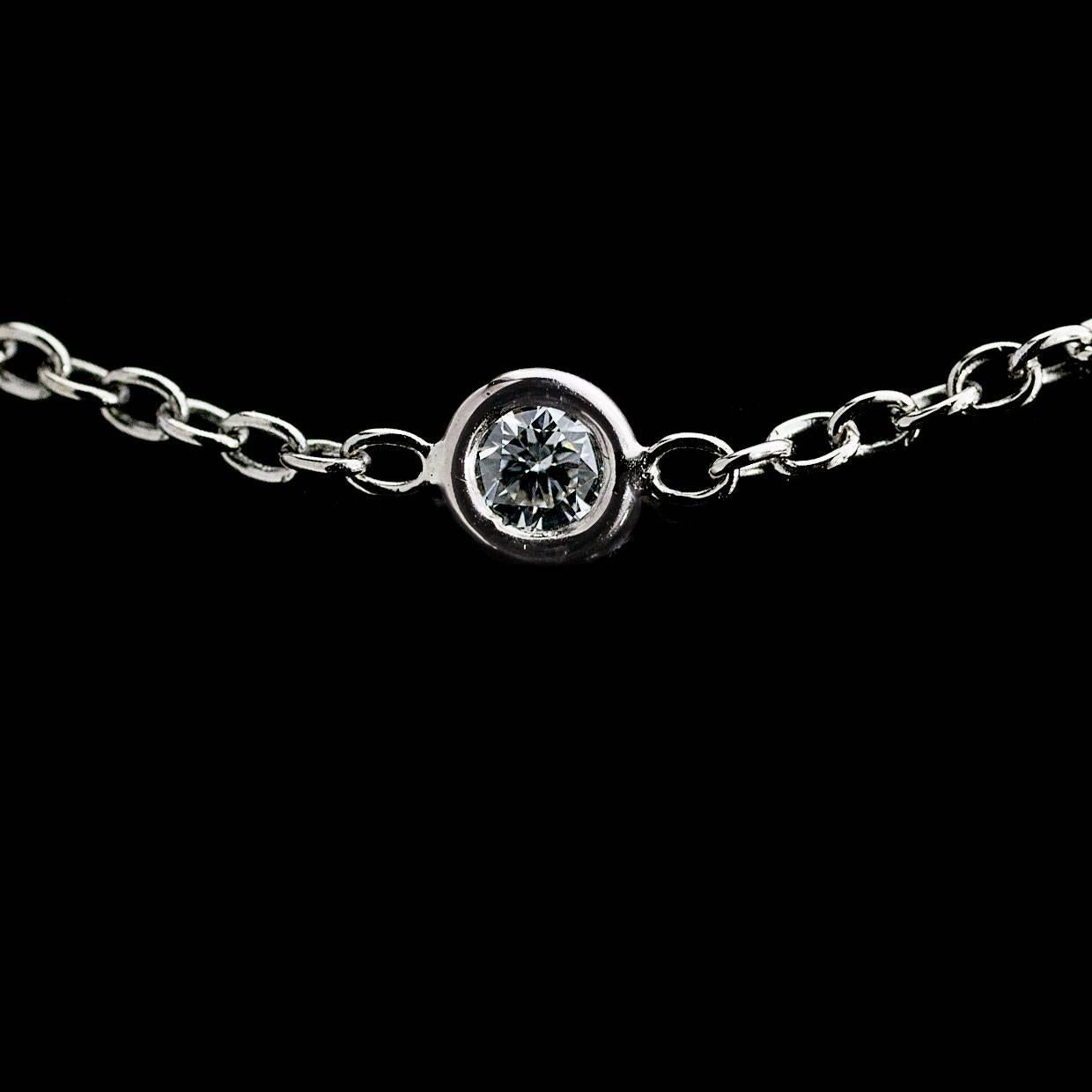 Women's Penny Preville Diamond Eyeglass White Gold Chain Necklace