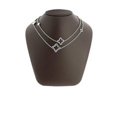 David Yurman Quatrefoil Sterling Silver Chain Necklace