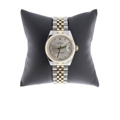 Rolex Ladies Yellow Gold Stainless Steel Diamond Datejust automatic Wristwatch