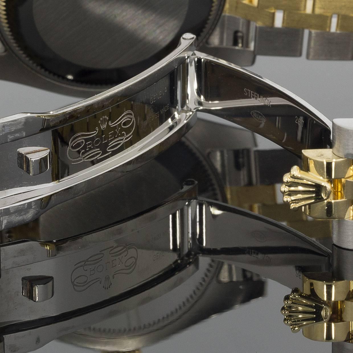 Women's Rolex Ladies Yellow Gold Stainless Steel Diamond Datejust automatic Wristwatch 