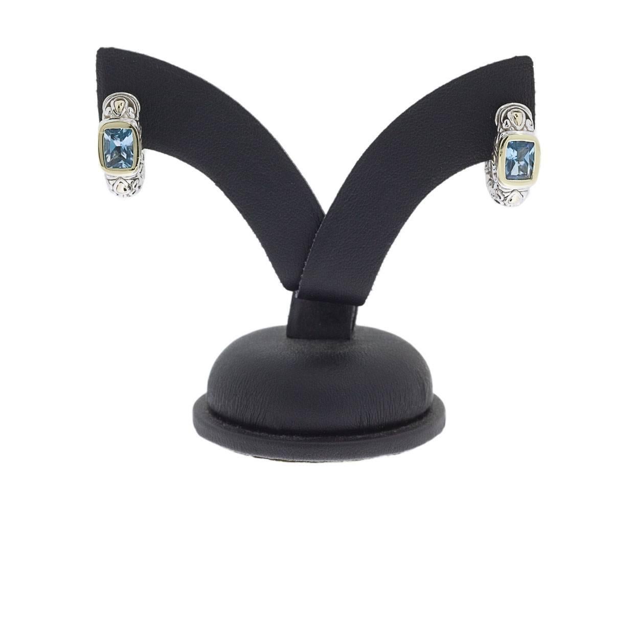 Details:
John Hardy Jaisalmer Collection
Cushion Blue Topaz
925 Sterling Silver.
18K Yellow Gold
Snap Closure
MSRP $695
Comes in a beautiful presentation box 
An adult signature will be required for delivery unless other arrangements are made prior